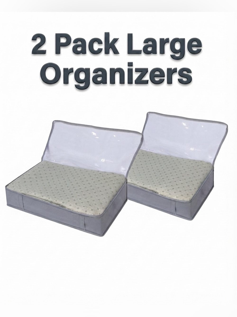 2 Pack Under Bed Storage Bag